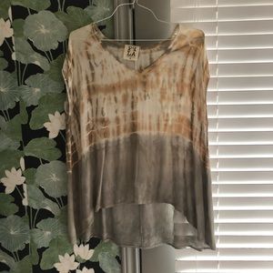 PPLA tie dye blouse